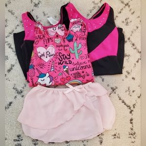 Freestyle by Danskin One Piece Dance Leotards Size:4/5